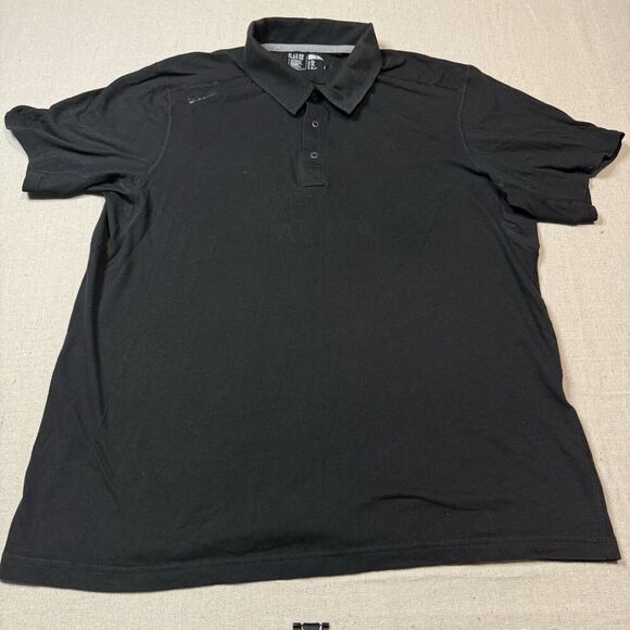 5.11 Tactical Polo Shirt Men’s Sz Large Grey Paramount Short Sleeve Lightweight - Picture 2 of 5